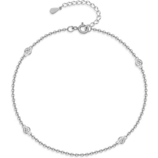 SWAROVSKI Elements Swarovski e. oceľová retiazka na nohu Panache, 51255928