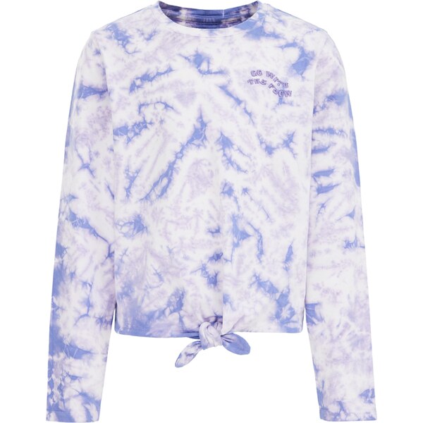 WE Fashion Tričko orgovánová / levanduľová / biela 54329527