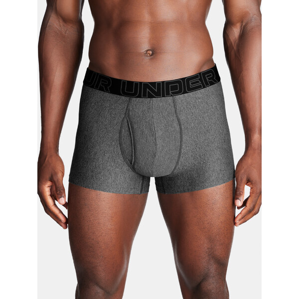 Sivé pánske boxerky Under Armour M UA Perf Tech 3in 64779795