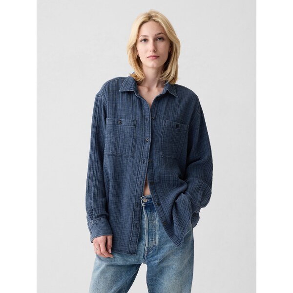 GAP Dámska Mušelínová košeľa oversize 892221-00 66266997