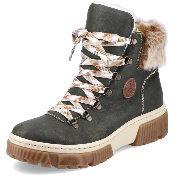 Členková obuv Rieker X8647-54 zelená 51275848