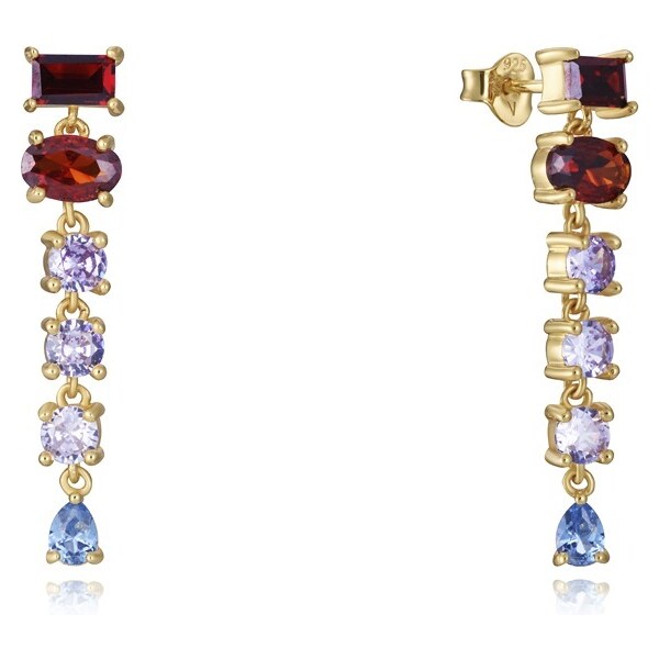 Viceroy Trendy pozlátené náušnice so zirkónmi Elegant 9100E100-39 66585624