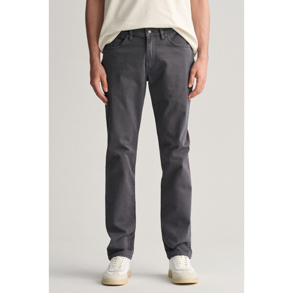 DŽÍNSY GANT SLIM DESERT JEANS ANTRACITE 64936615