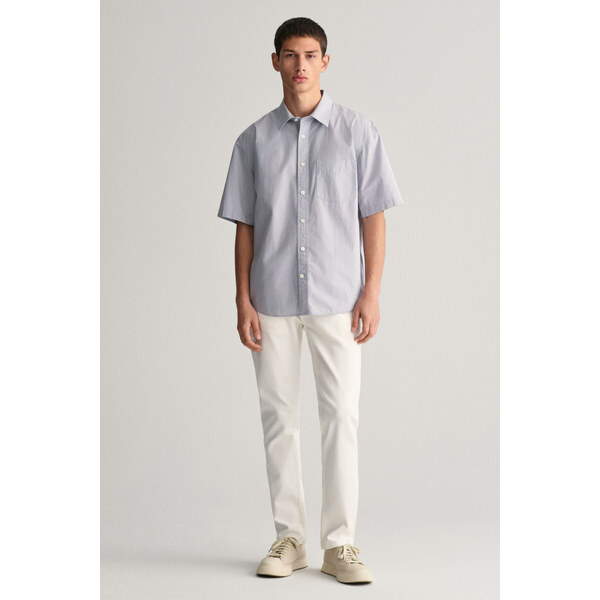 DŽÍNSY GANT WHITE SLIM JEANS EGGSHELL 48836803