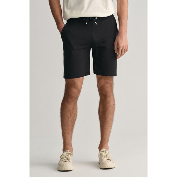 TEPLÁKOVÉ ŠORTKY GANT REG SHIELD SWEAT SHORTS BLACK 61927047