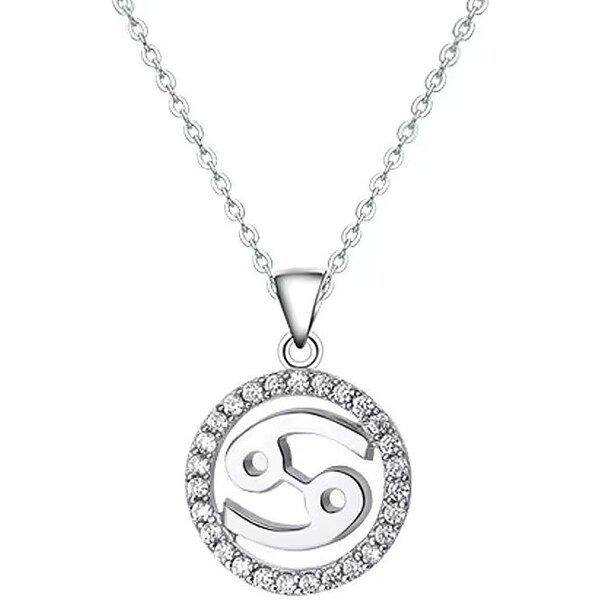 MAJYA Strieborný prívesok s retiazkou CANCER 10869 64581871