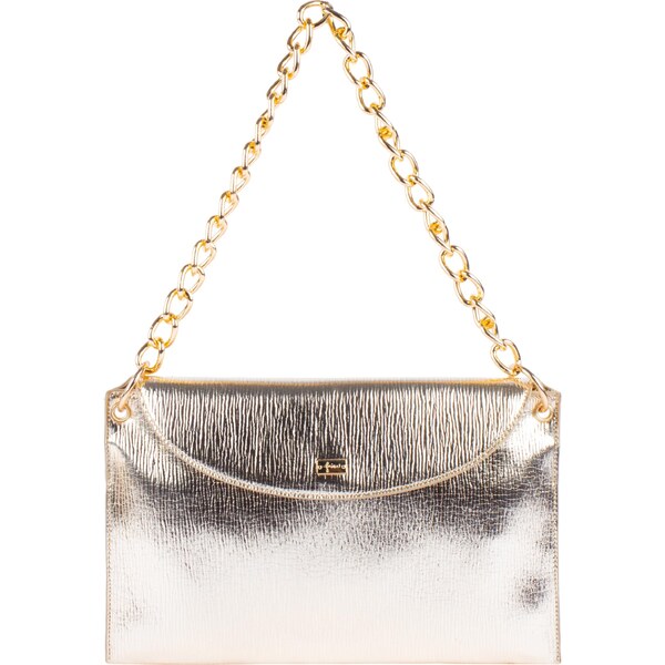 faina Listová kabelka zlatá 54631565