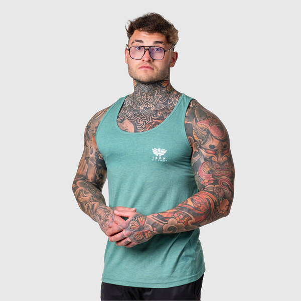 Pánske tielko Iron Aesthetics Ease, zelené 51302150