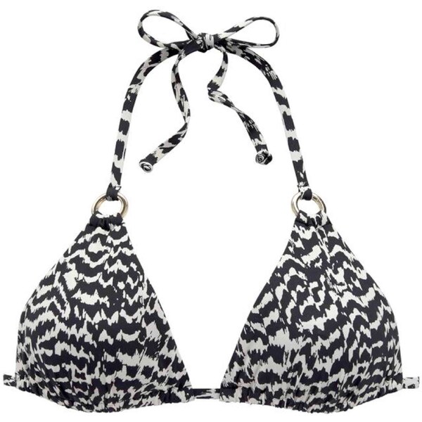 LASCANA Bikinový top čierna / biela 54441246