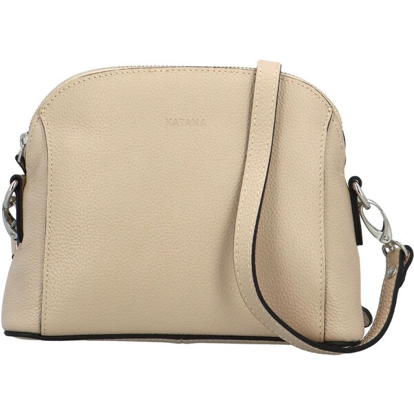 Dámska kožená crossbody kabelka béžová - Katana Coasta béžová 51421495