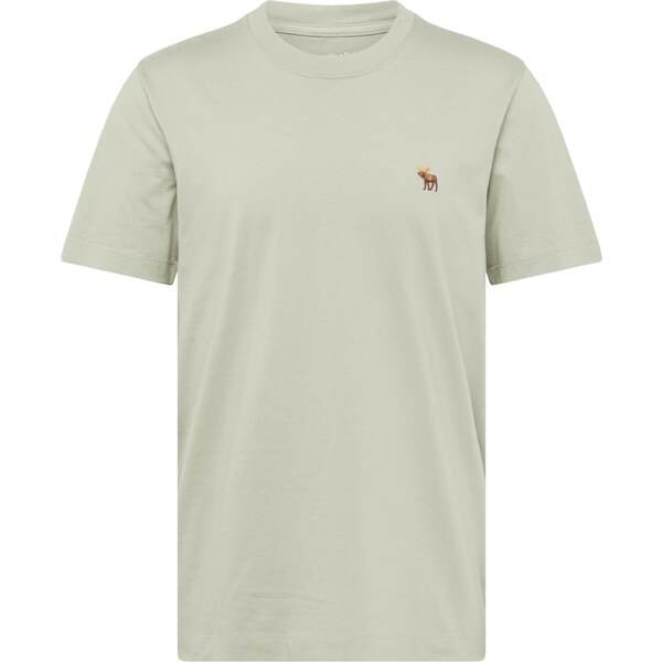 Abercrombie & Fitch Tričko hnedá / žltá / pastelovo zelená 51409895