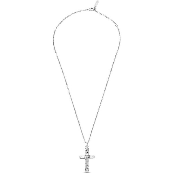 Police Nadčasový oceľový náhrdelník s krížikom Crossed PEAGN0032402 66585272