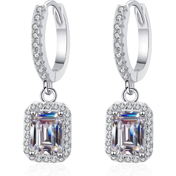 Olivie Strieborné náušnice OBDELNÍK 8542 51432597