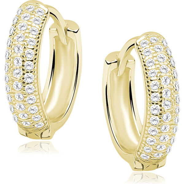 Olivie Strieborné luxusné krúžky GOLD 8548 51432601