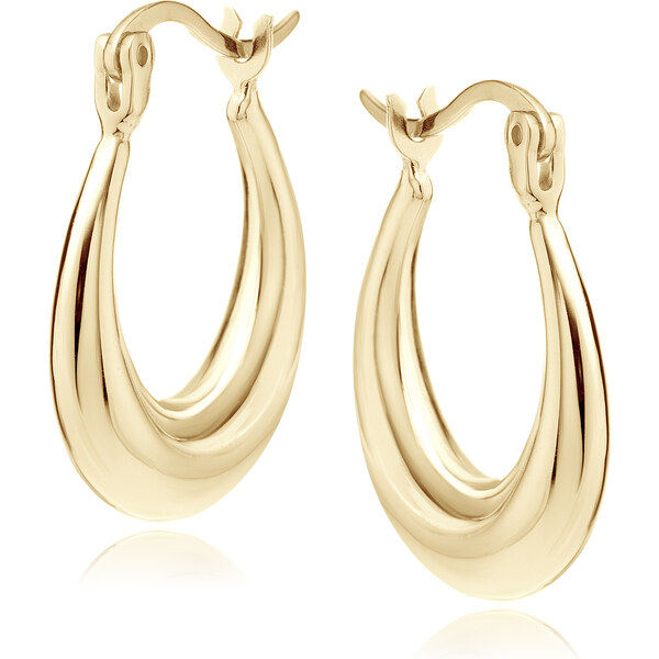 Olivie Strieborné oválne náušnice GOLD 9237 62535128