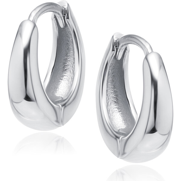 Olivie Strieborné 14mm náušnice 8555 51432608