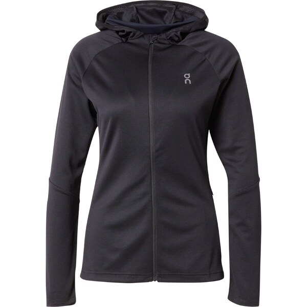 On Športová mikina so zipsom Climate sivá / čierna 64731780