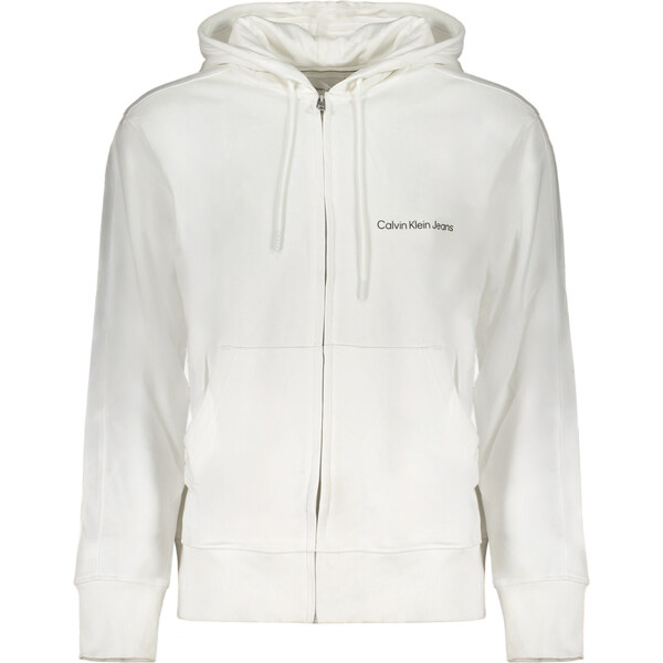 Biela pánska mikina Calvin Klein na zips 64706681