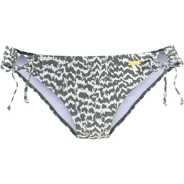 LASCANA Bikinové nohavičky kaki / biela 55911531