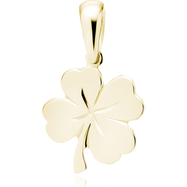 Olivie Strieborný prívesok ŠTVORLÍSTOK GOLD 8547 51452132