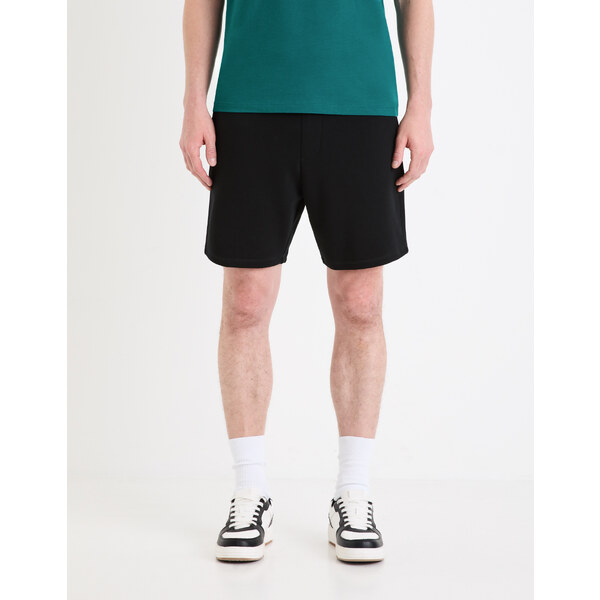 Čierne pánske teplákové kraťasy Celio Goshort 52384283