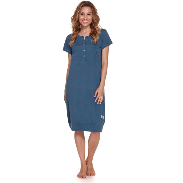 Dámske tehotenské tričko 4348 modré - Doctornap 51477780