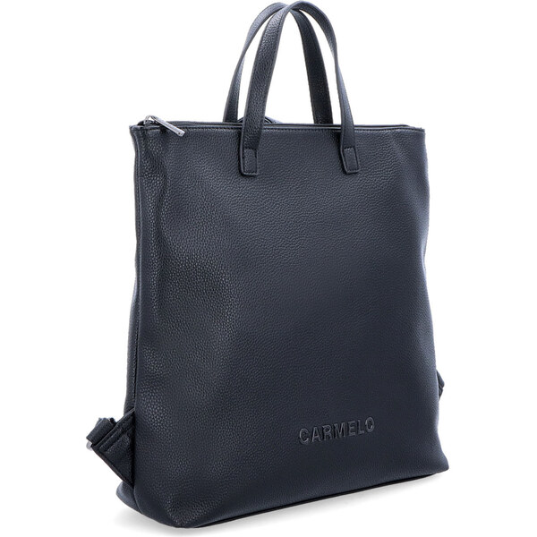 Mestský batoh zo syntetickej kože Carmelo čierna 4318 C 57568546