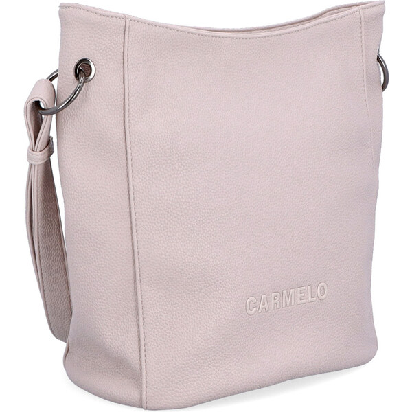Kabelka zo syntetickej kože crossbody Carmelo lila 4278 LI 64020187