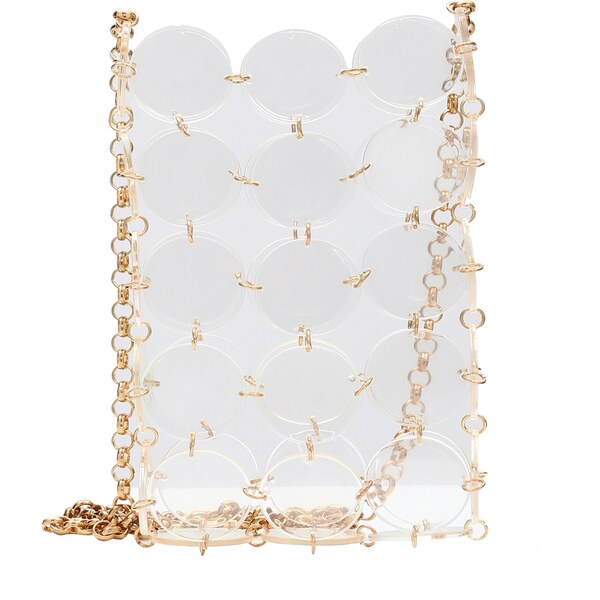 myMo at night Taška cez rameno zlatá / biela 54299149