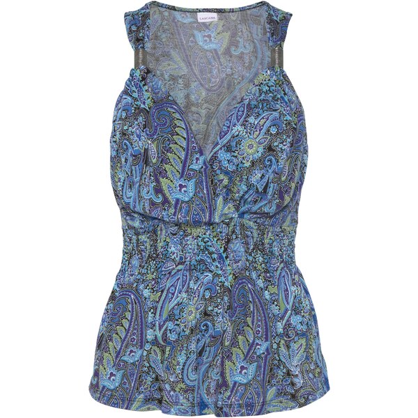 LASCANA Top modrá / zelená / fialová / čierna 54319069