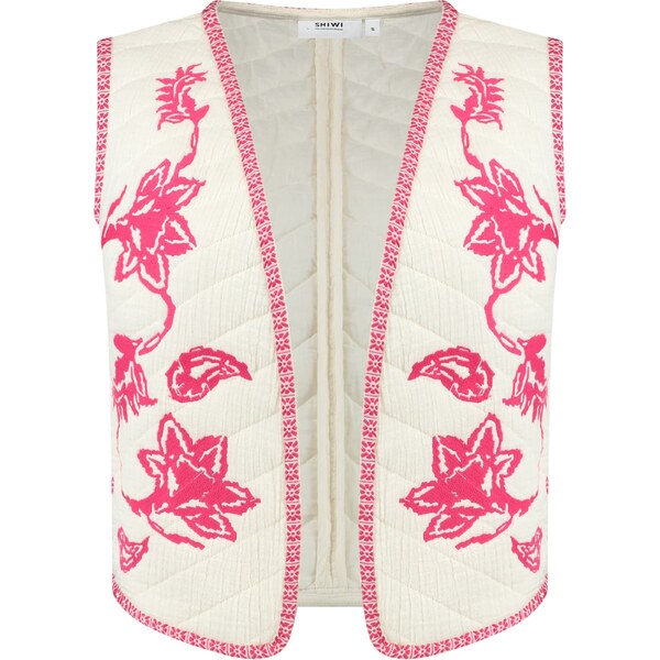 Shiwi Vesta GILET ružová / biela 54343945