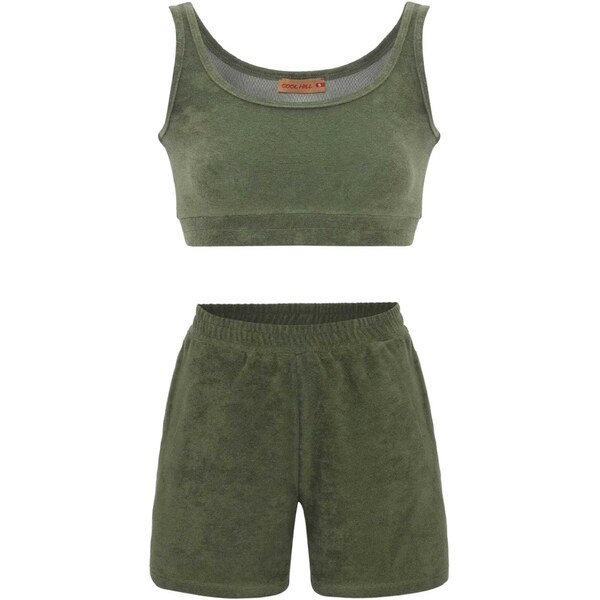 Cool Hill Tepláková súprava kaki 54348236