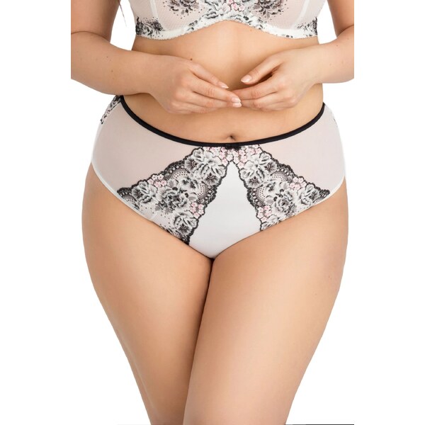 GORSENIA Dámske nohavičky 841 Black & white 58287566