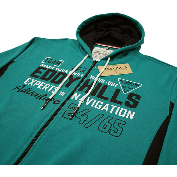ULTIMATES Mikina Navigation, tyrkysová, extra 01403 51537394