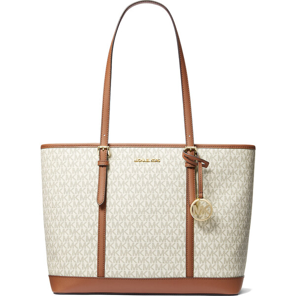 Michael Kors Kabelka Jet Set Travel Large Logo Tote Bag Vanilla 64215017