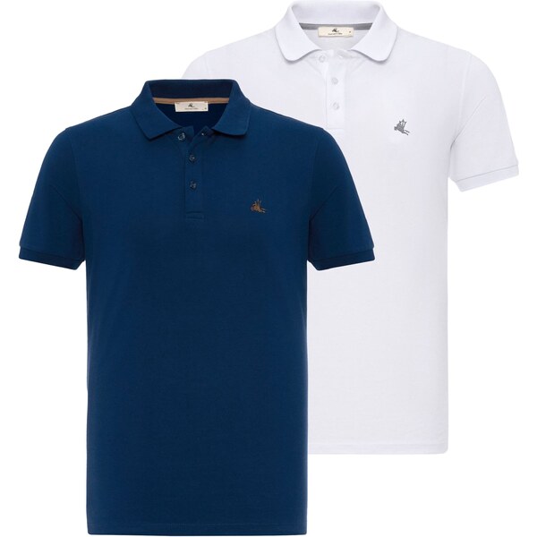 Daniel Hills Tričko námornícka modrá / biela 54347286