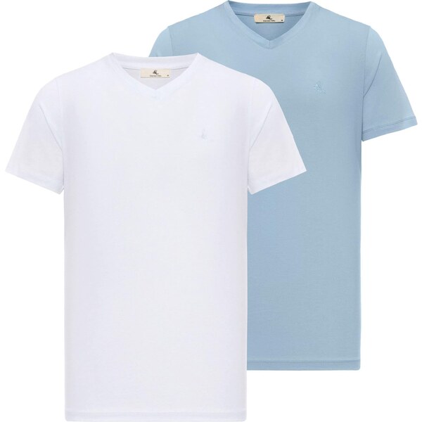 Daniel Hills Tričko modrá / biela 54347196