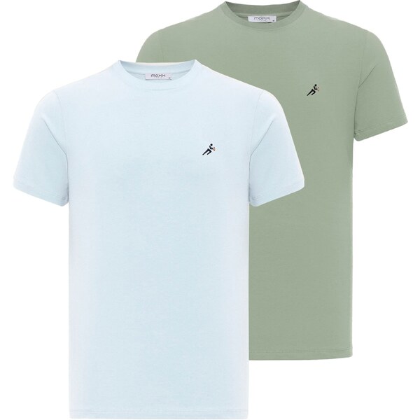 Moxx Paris Tričko námornícka modrá / tyrkysová / zelená 54347197