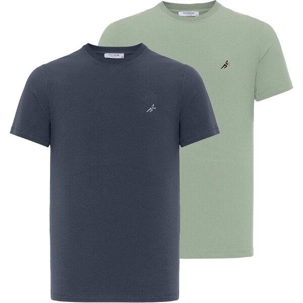 Moxx Paris Tričko námornícka modrá / pastelovo zelená 54347554