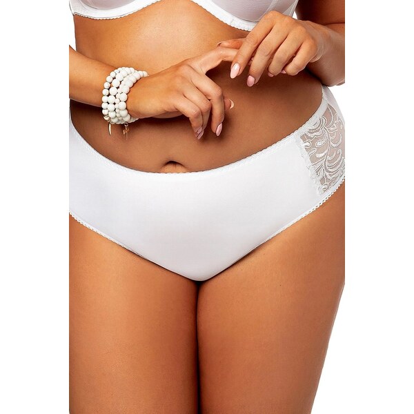 GORSENIA Dámske nohavičky K 379 Victoria white 58282333