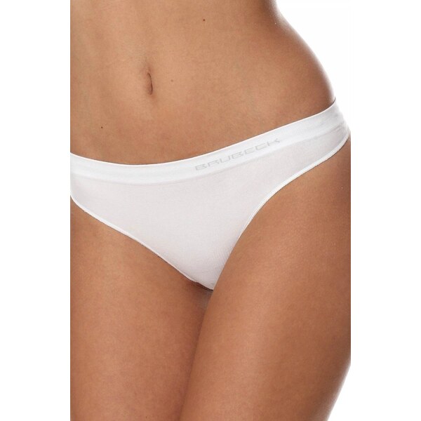 BRUBECK Dámske tangá 00182A white 58285323