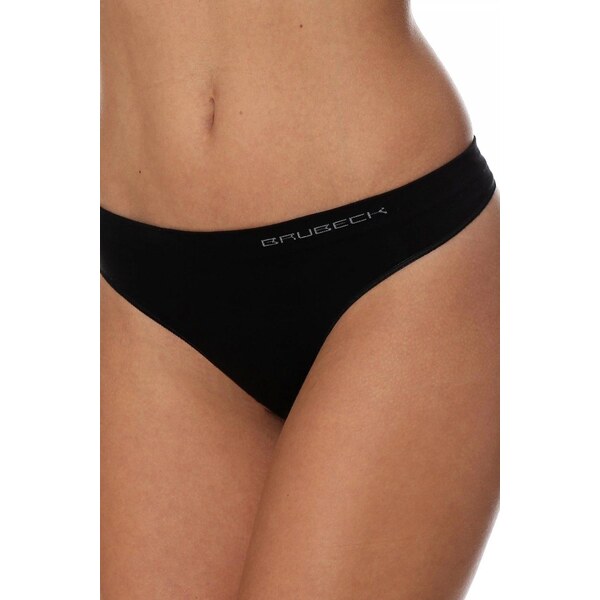 BRUBECK Dámske tangá 00182A black 58285324