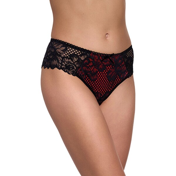 GABIDAR Dámske nohavičky 202 black/red 58287572