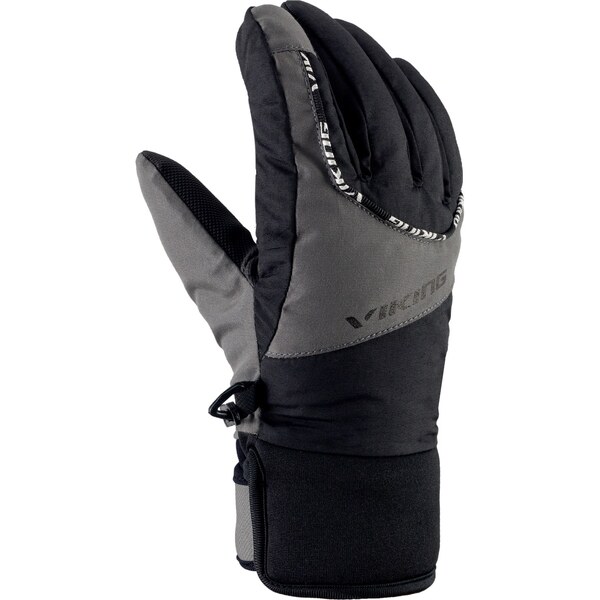Detské zimné rukavice Viking FIN tmavo šedá/čierna 37588997