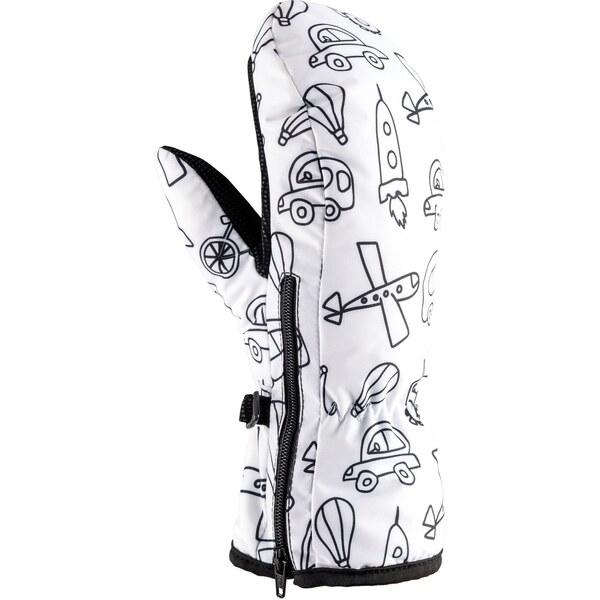 Detské palčiaky Viking MOTIV čierna/biela 37925649