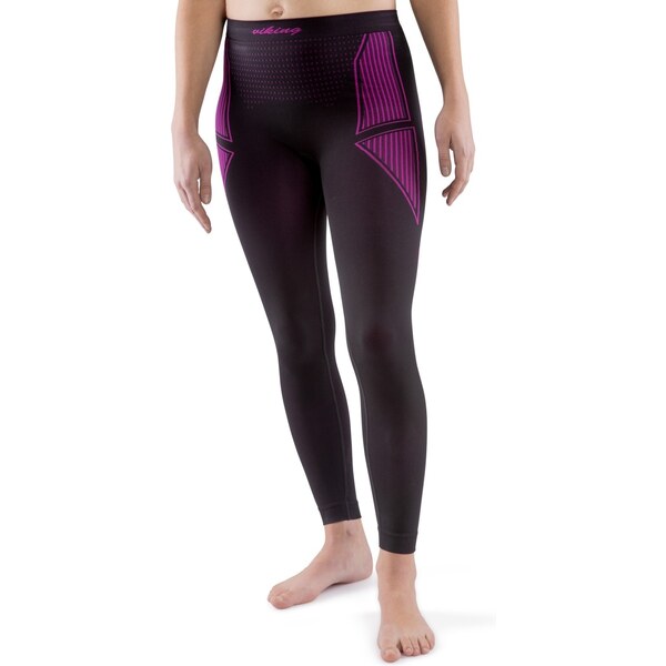 Dámske termo legíny Viking ETNA čierna/ružová 36578834