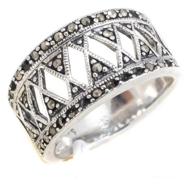 Strieborný prsteň Glare 162 51007457