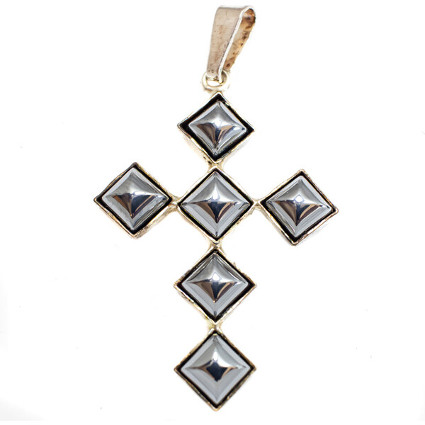 Strieborný krížik Glare 7 51007415