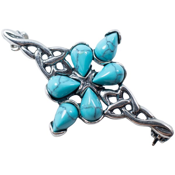 Strieborná brošňa Glare 34 51007404