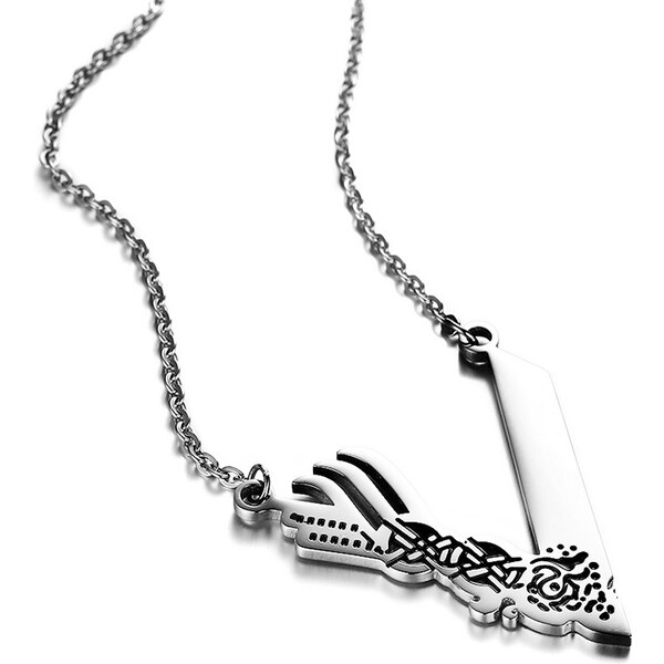 Oceľová retiazka s príveskom Glare 55 51007132